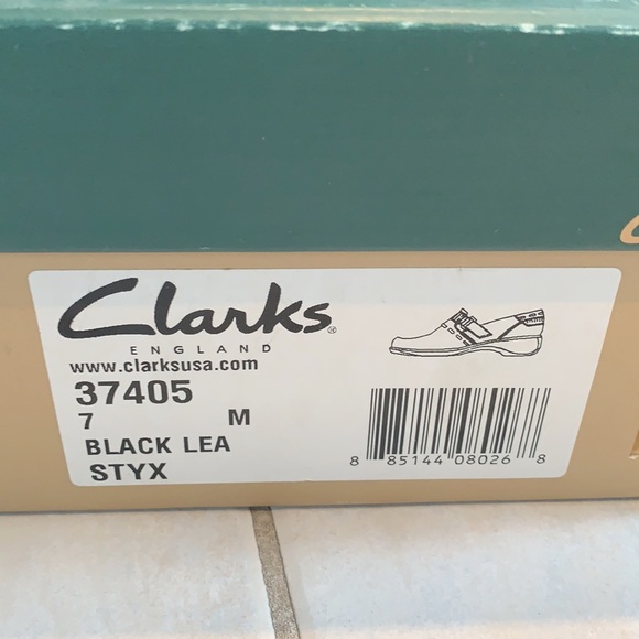 Clarks Styx – Women’s 7M – Black Leather Clogs - Picture 5 of 6